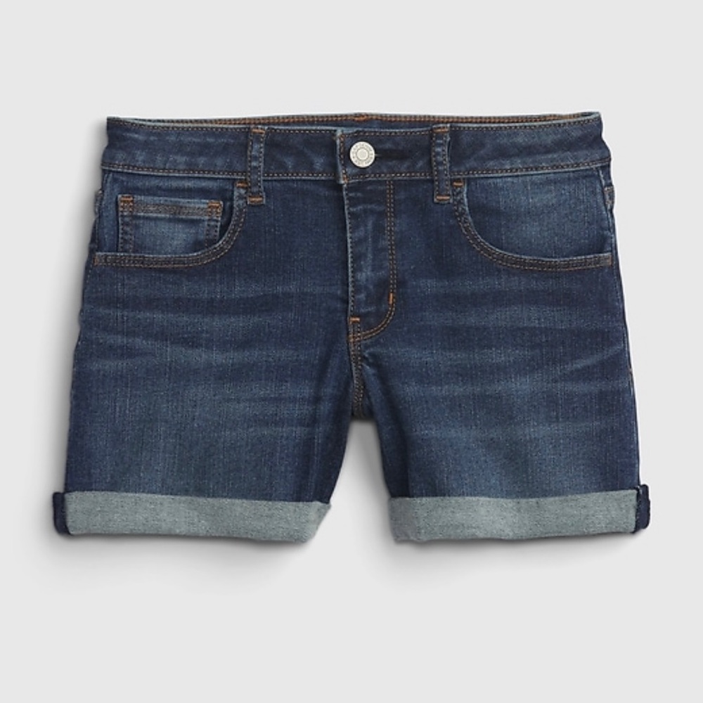 Gap Kids Midi Denim Shorts with Washwell
